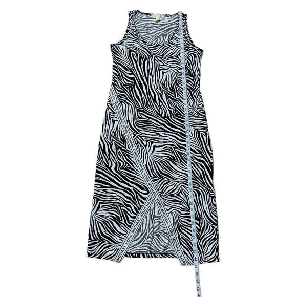 MICHAEL Michael Kors Black & White Zebra Sleeveless Jersey Dress MEDIUM - Picture 10 of 14